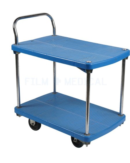 Blue 2 tier Storage Trolley